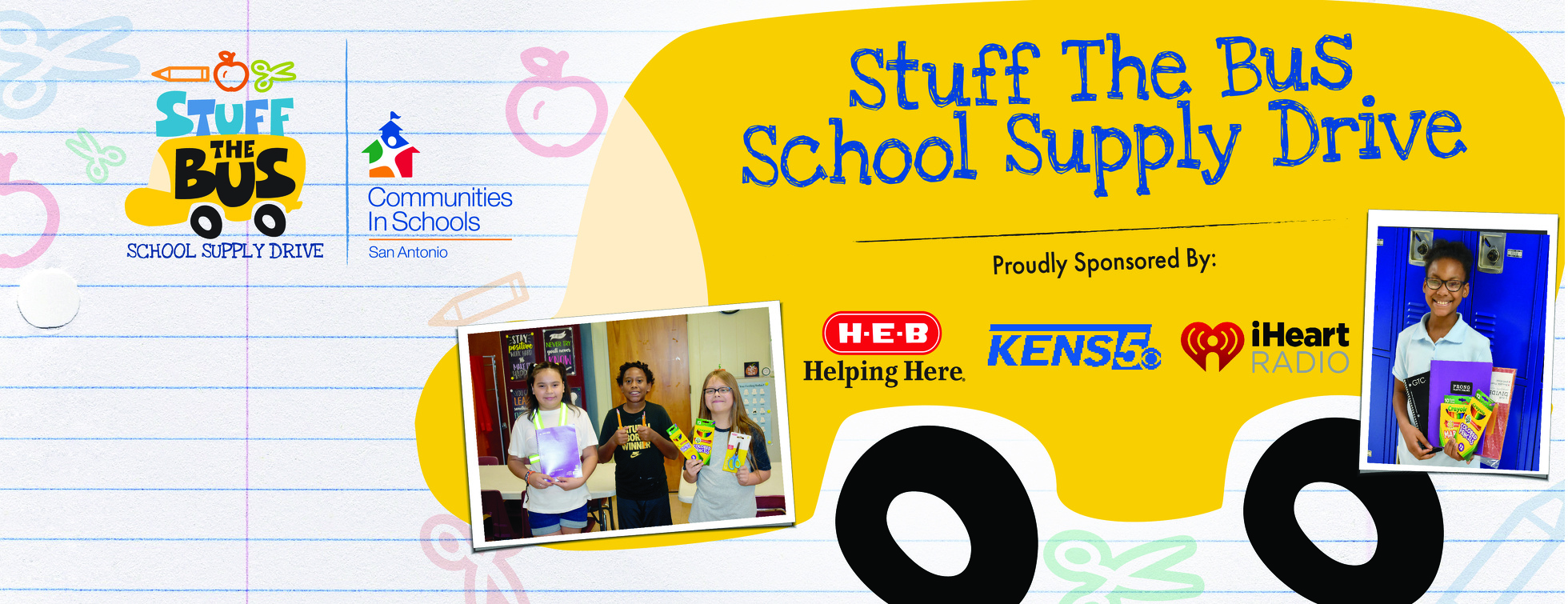 2024 Stuff The Bus School Supply Drive